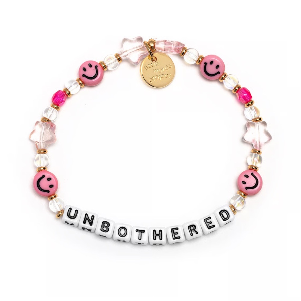 VS PINK & Little Words Project “Unbothered” bracelet